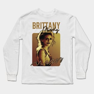 Brittany Murphy // Retro 90s Aesthetic Long Sleeve T-Shirt